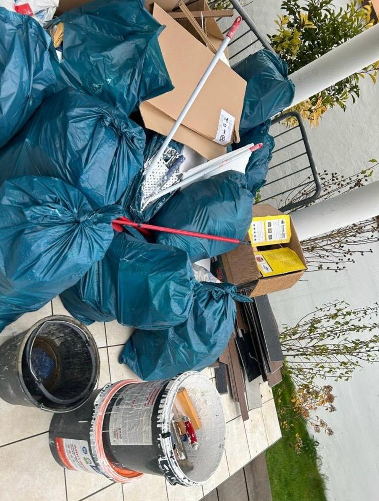 Sortierte Säcke für die fachgerechte Entsorgung